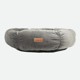 Cozy velvet bed for cat and small dog